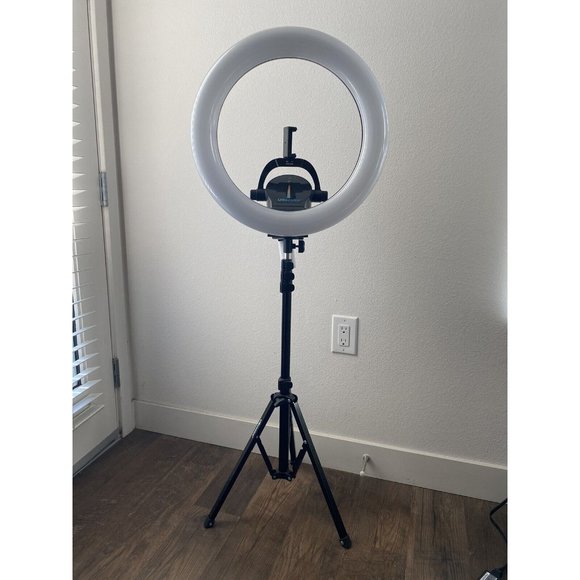 UBeesize Selfie Ring Light with Tripod Stand Black